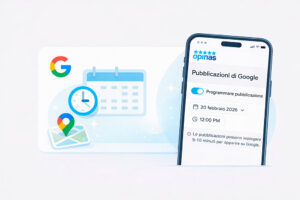 come programmare post google my business